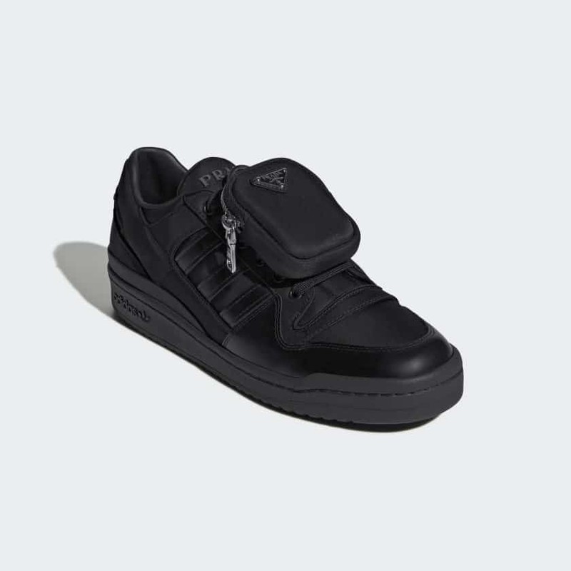 Prada Re-Nylon x adidas Forum Low Black | GY7043 | Grailify